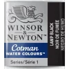 Winsor & Newton Cotman akvarelfarve half pan – Lamp Black 337