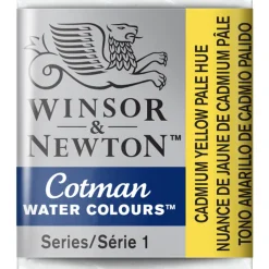 Winsor & Newton Cotman akvarelfarve half pan – Cadmium Yellow Pale Hue 119
