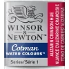 Winsor & Newton Cotman akvarelfarve half pan – Alizarine Crimson Hue 003