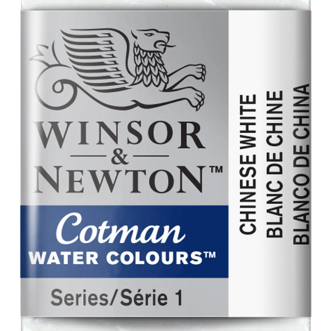 Winsor & Newton Cotman akvarelfarve half pan – Chinese White 150