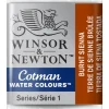 Winsor & Newton Cotman akvarelfarve half pan – Burnt Sienna 074