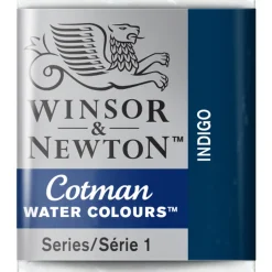 Winsor & Newton Cotman akvarelfarve half pan – Indigo 322