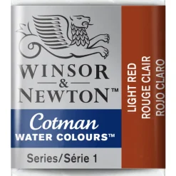 Winsor & Newton Cotman akvarelfarve half pan – Light Red 362