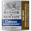 Winsor & Newton Cotman akvarelfarve half pan – Raw Umber 554