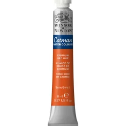Winsor & Newton Cotman akvarelfarve 8 ml tube – Cadmium Red Hue 095