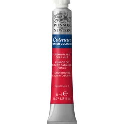 Winsor & Newton Cotman akvarelfarve 8 ml tube – Cadmium Red Deep Hue 098