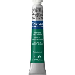 Winsor & Newton Cotman akvarelfarve 8 ml tube – Hookers Green Dark 312