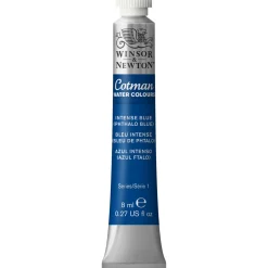 Winsor & Newton Cotman akvarelfarve 8 ml tube – Intense Blue 327