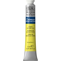 Winsor & Newton Cotman akvarelfarve 8 ml tube – Lemon Yellow Hue 346