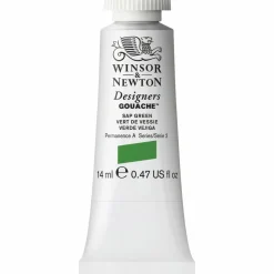 Winsor & Newton Designers Gouache 14 ml – Lamp black 337
