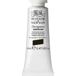 Winsor & Newton Designers Gouache 14 ml – Perylene black 505