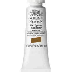 Winsor & Newton Designers Gouache 14 ml – Raw umber 554