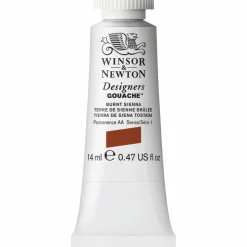 Winsor & Newton Designers Gouache 14 ml – Burnt sienna 074