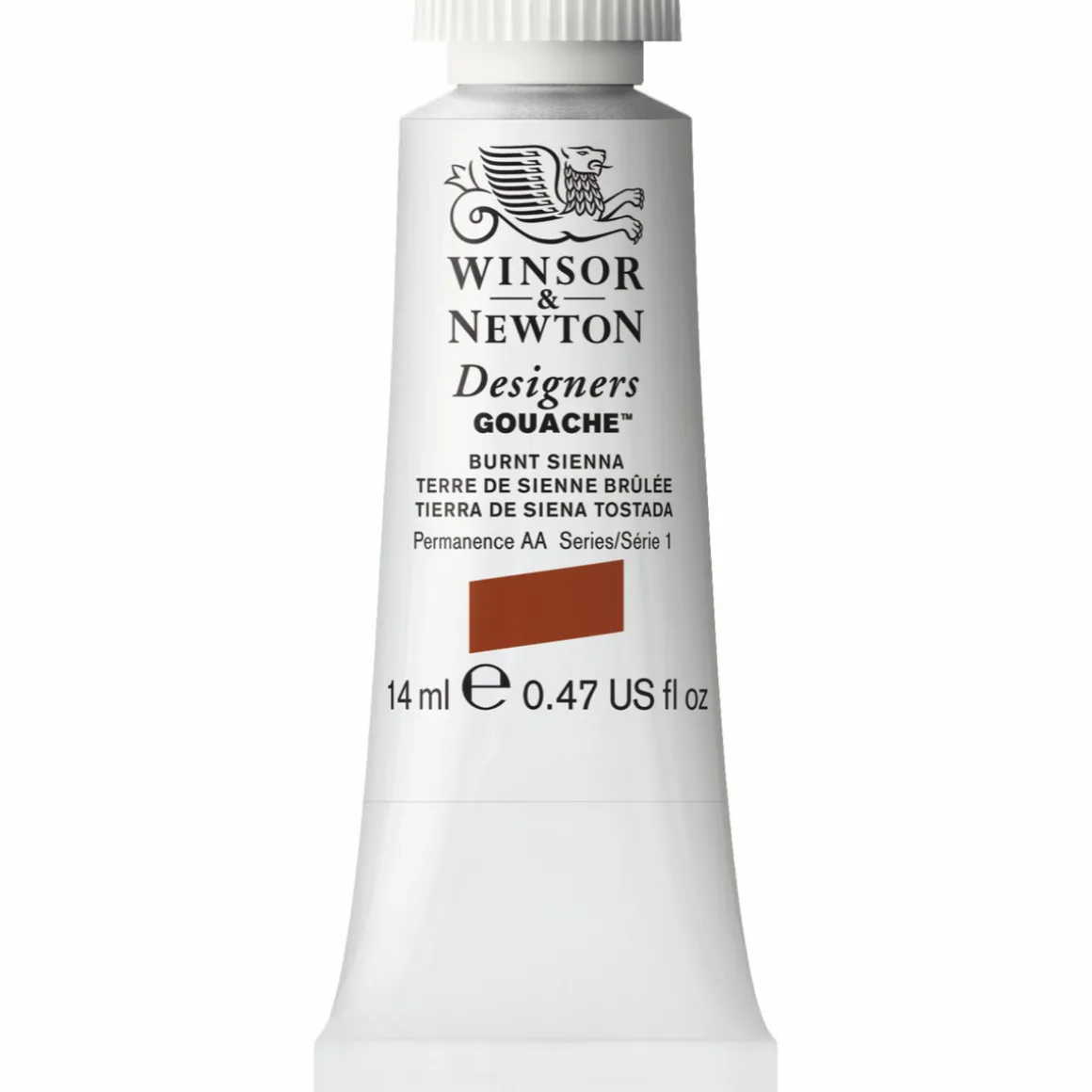Winsor & Newton Designers Gouache 14 ml – Burnt umber 076