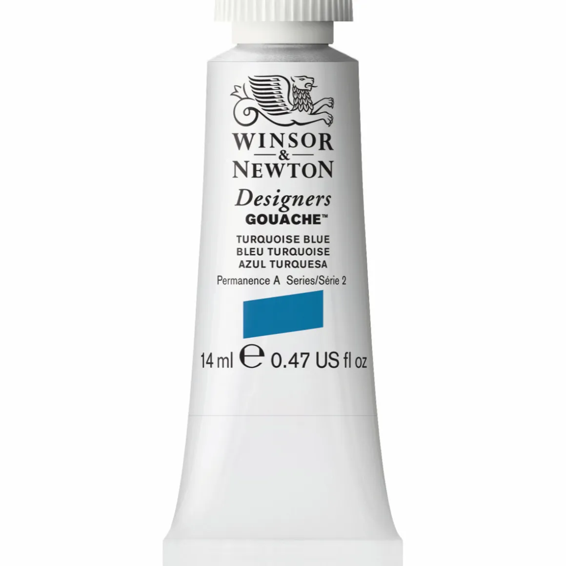 Winsor & Newton Designers Gouache 14 ml – Turquoise blue 656