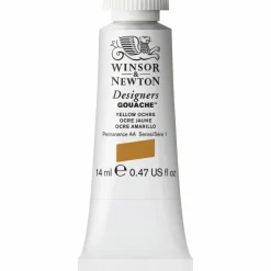 Winsor & Newton Designers Gouache 14 ml – Yellow ochre 744