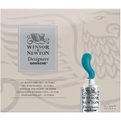 Winsor & Newton Designers Gouache Introduction Set, 10×14 ml gouachefarve