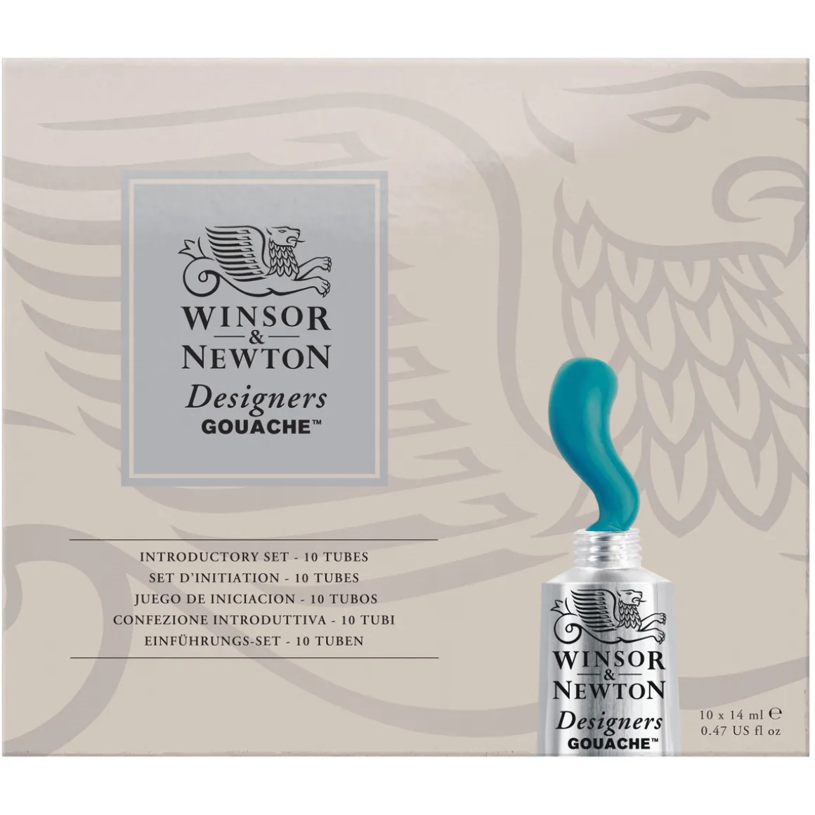 Winsor & Newton Designers Gouache Introduction Set, 10×14 ml gouachefarve