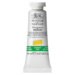 Winsor & Newton Designers Gouache 14 ml – Kadmiumfri/Cadmium-free Yellow pale 907