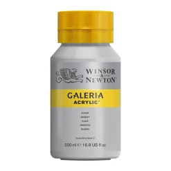 Winsor & Newton Galeria akrylfärg 500 ml Silver 617