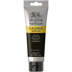 Winsor & Newton Galeria akrylfarve 120 ml Lamp Black 337