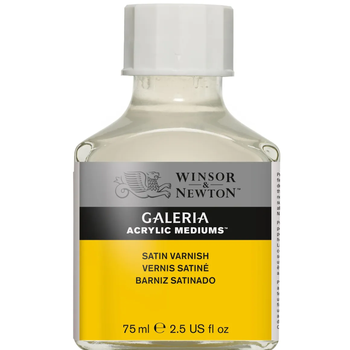 Winsor & Newton Galeria Satin Varnish 75 ml, beskyttende lak til akrylfarver