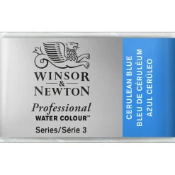 Winsor & Newton Professional akvarelfarve 1/1 pan Cerulean Blue 137