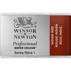 Winsor & Newton Professional akvarelfarve 1/1 pan Indian Red 317
