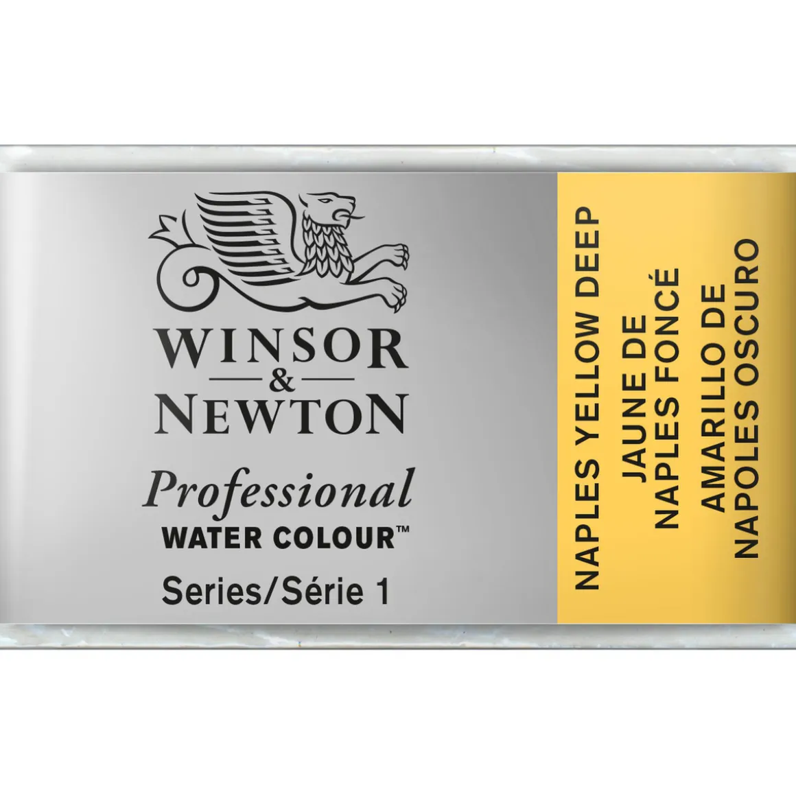 Winsor & Newton Professional akvarelfarve 1/1 pan Naples Yellow Deep 425