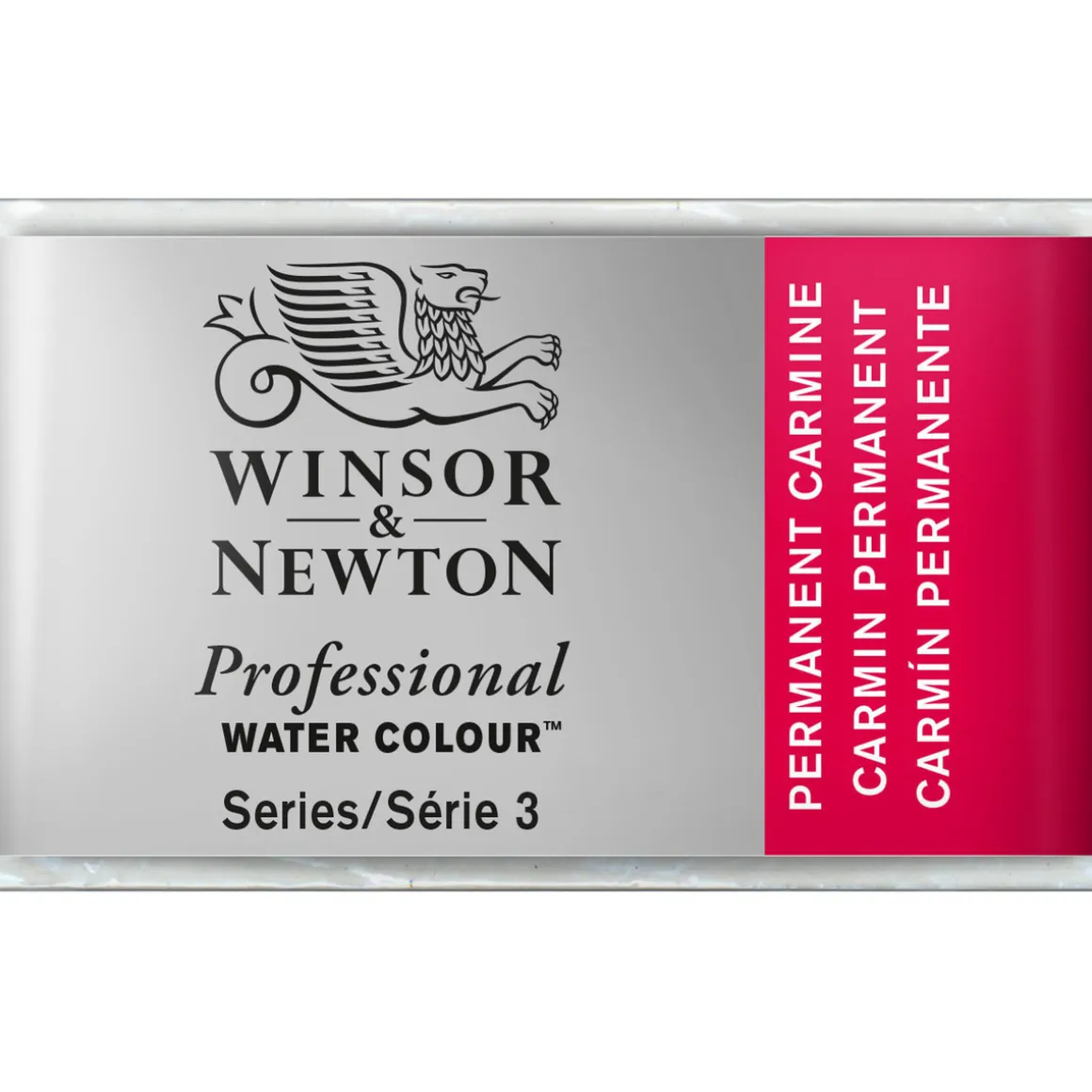 Winsor & Newton Professional akvarelfarve 1/1 pan Permanent Carmine 479