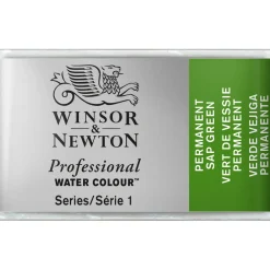 Winsor & Newton Professional akvarelfarve 1/1 pan Permanent Sap Green 503
