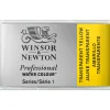 Winsor & Newton Professional akvarelfarve 1/1 pan Transparent Yellow 653