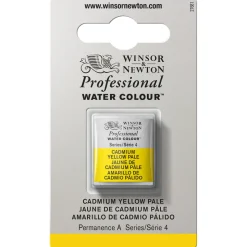 Winsor & Newton Professional akvarelfarve half pan Cadmium Yell Pale 118