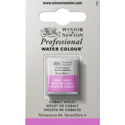 Winsor & Newton Professional akvarelfarve half pan Cobalt Violet 192