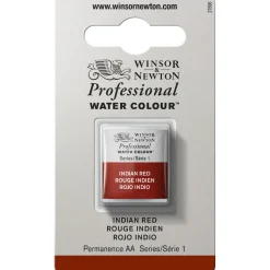 Winsor & Newton Professional akvarelfarve half pan Indian Red 317