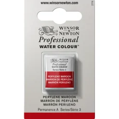 Winsor & Newton Professional akvarelfarve half pan Perylene Maroon 507
