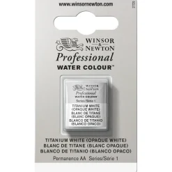 Winsor & Newton Professional akvarelfarve half pan Titan White (Op) 644