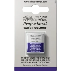 Winsor & Newton Professional akvarelfarve half pan Winsor Violet (Dioxazine) 733