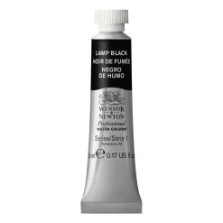 Winsor & Newton Professional akvarelfarve 5 ml Lamp Black 337