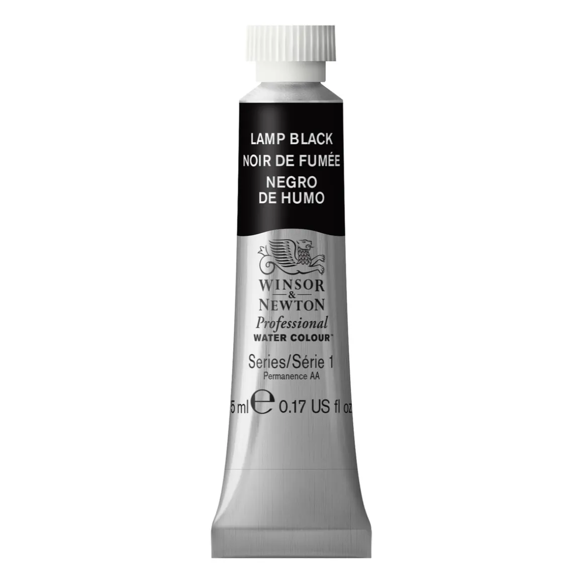 Winsor & Newton Professional akvarelfarve 5 ml Lamp Black 337