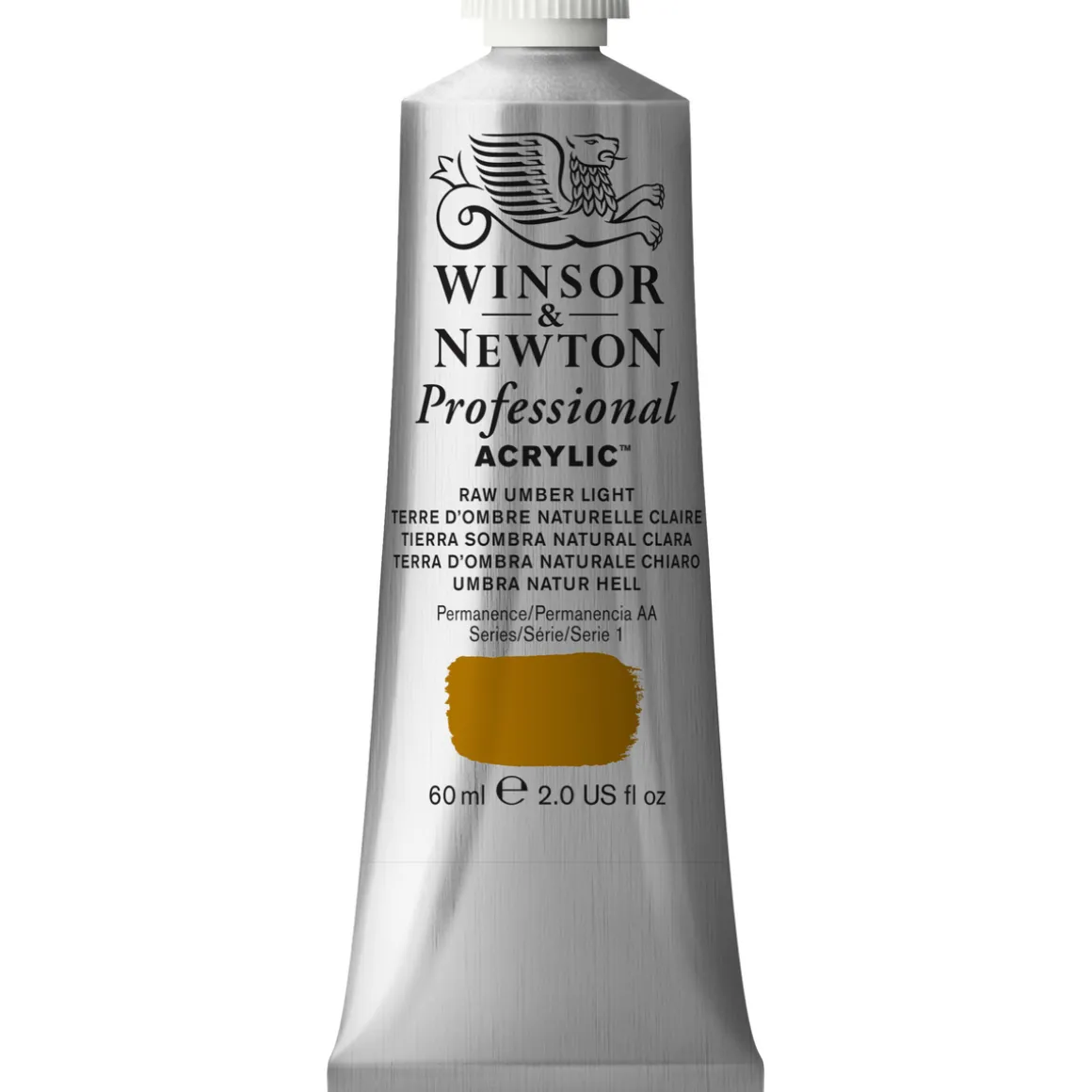 Winsor & Newton Professional akrylfarve 60 ml Raw Umber Light 557