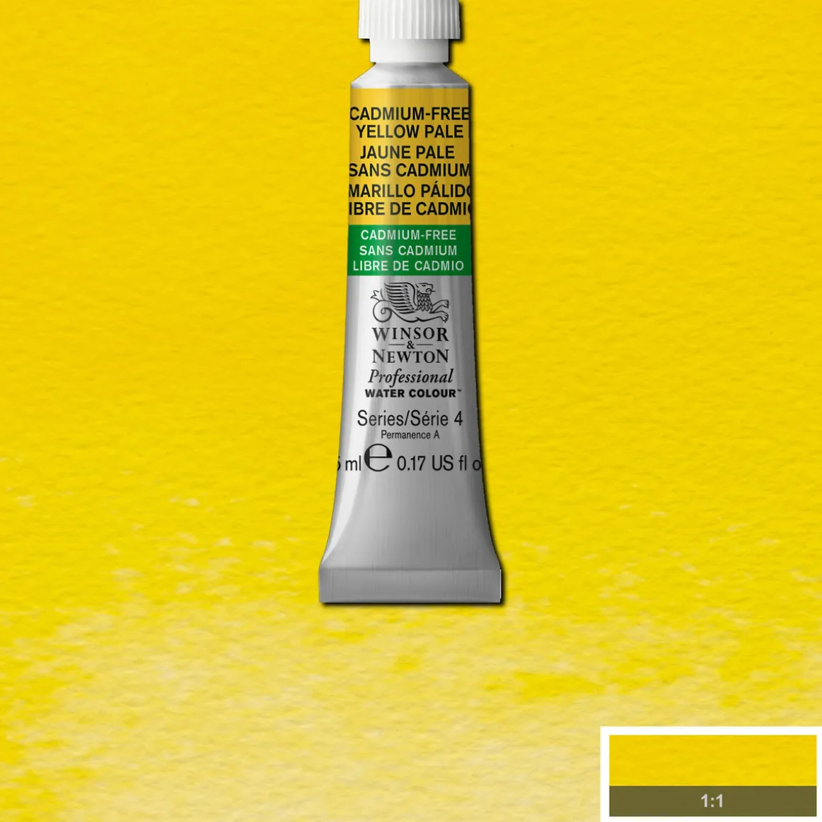 Winsor & Newton Professional akvarelfarve 5 ml Cadmium-Free Yellow Pale 907