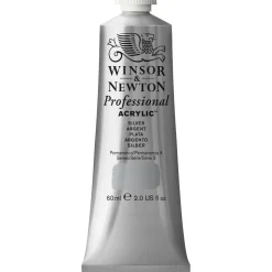 Winsor & Newton Professional akrylfarve 60 ml Silver 617