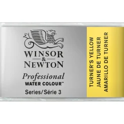 Winsor & Newton Professional akvarelfarve 1/1 pan Turner's Yellow 649