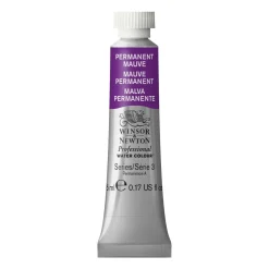 Winsor & Newton Professional akvarelfarve 5 ml Permanent Mauve 491