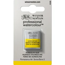Winsor & Newton Professional Revival akvarelfarve half pan Aureolin Hue 417