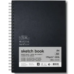 Winsor & Newton Sketch spiralbundet skitsebog A4 (210×297 mm), 50 ark, 170 g/m²