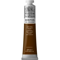 Winsor & Newton Winton oliefarve 200 ml Burnt Umber 076
