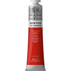 Winsor & Newton Winton oliefarve 200 ml Vermillion Hue 682