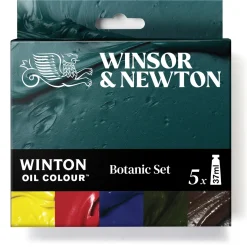 Winsor & Newton Winton oliemaling 5×37 ml – Botanic-sæt